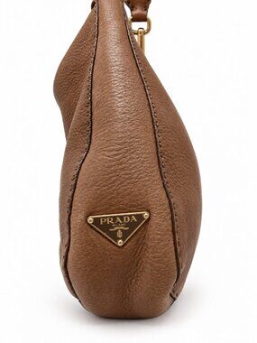 Prada Medium Vitello Daino Leather Hobo- EUC